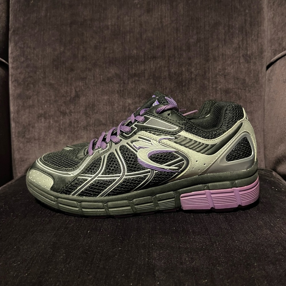 Gravity Defyer GDefy Super Women's Size 8.5  Black Purple Shoes TB9004FBP-M
